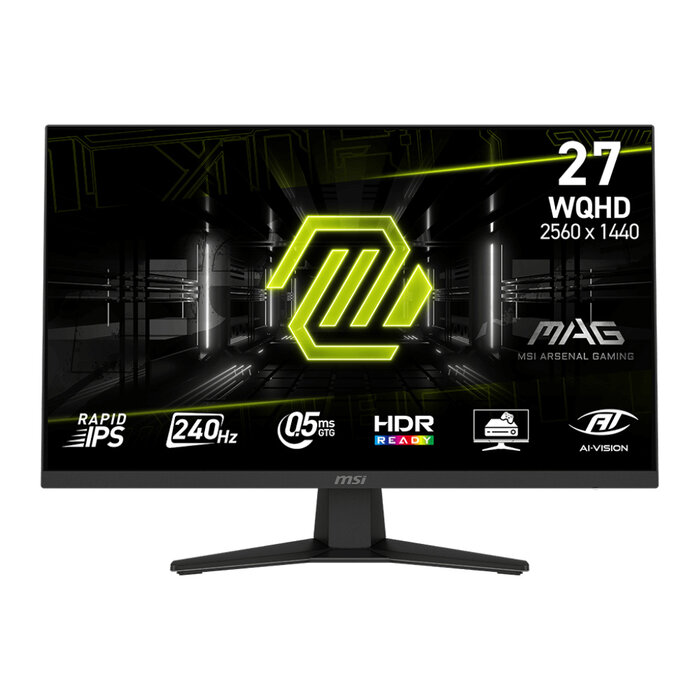 MSI MSI MAG 274QFDE X24 computer monitor 68,6 cm (27") 2560 x 1440 Pixels Wide Quad HD LCD Zwart