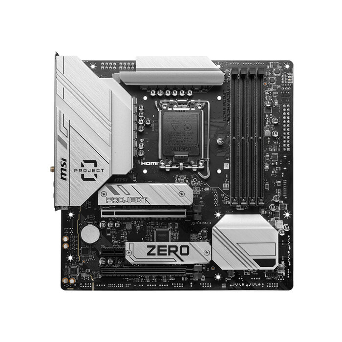 MSI MSI B760M Ptoject Zero Intel B760 LGA 1700 micro ATX