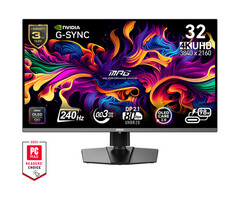 MSI MSI MPG 322URX QD-OLED computer monitor 80 cm (31.5") 3840 x 2160 Pixels 4K Ultra HD Zwart