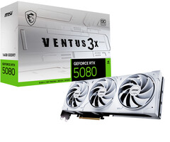 MSI MSI VENTUS GEFORCE RTX 5080 16G 3X OC WHITE videokaart NVIDIA 16 GB GDDR7