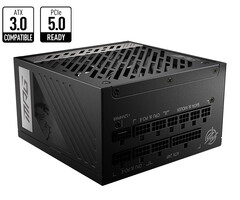 MSI MSI MPG A850G PCIE5 power supply unit 850 W 24-pin ATX ATX Zwart
