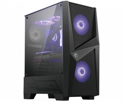 MSI MSI MAG Forge 100M Midi Tower Zwart, Transparant