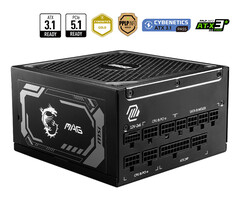 MSI MSI MAG A1250GL PCIE5 power supply unit 1250 W 24-pin ATX ATX Zwart