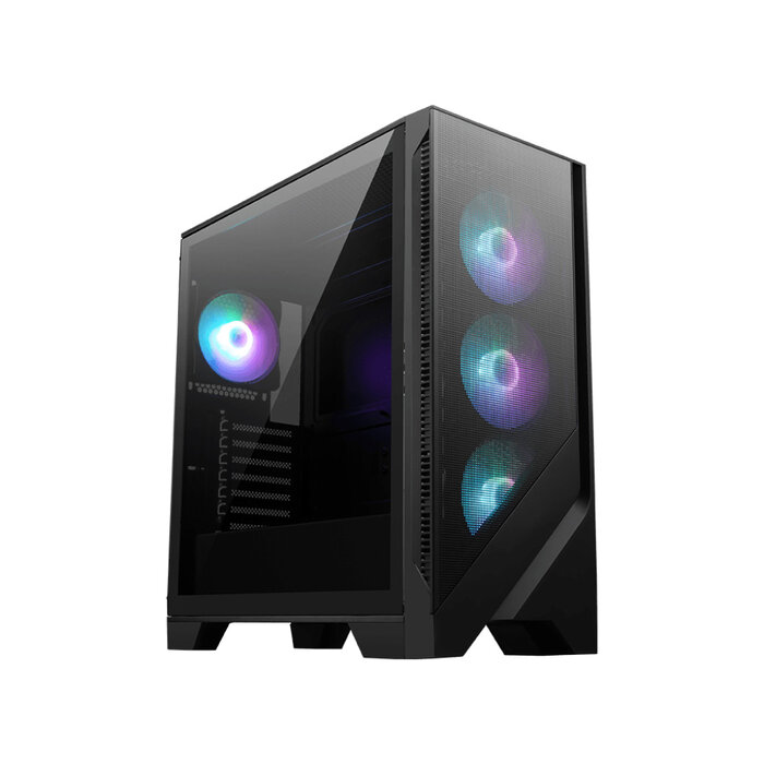 MSI MSI MAG Forge 320R AIRFLOW Micro Tower Zwart, Transparant