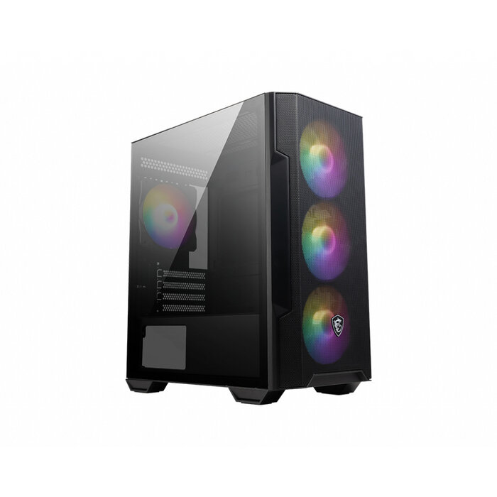 MSI MSI MAG Forge M100R Midi Tower Zwart, Transparant