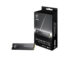 MSI MSI SPATIUM M571 DLP PCIe 5.0 NVMe M.2 4T internal solid state drive 4 TB PCI Express 5.0 3D NAND