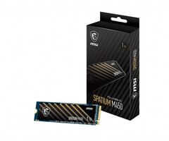 MSI MSI SPATIUM M450 PCIe 4.0 NVMe M.2 1TB PCI Express 4.0 3D NAND