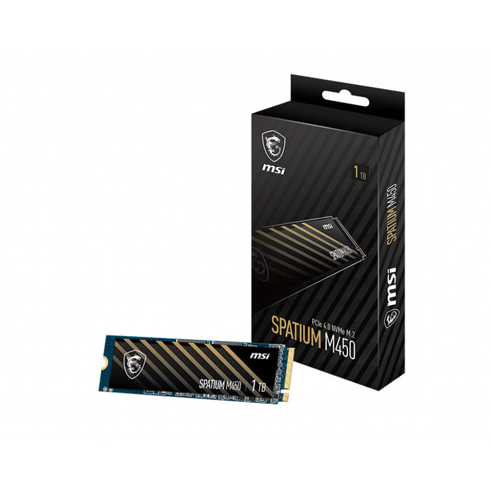 MSI MSI SPATIUM M450 PCIe 4.0 NVMe M.2 1TB PCI Express 4.0 3D NAND