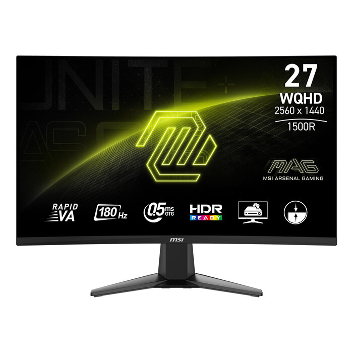 MSI MSI MAG 27CQ6F computer monitor 68,6 cm (27") 2560 x 1440 Pixels Quad HD LCD Zwart