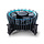 Intel Laminar RM1 Processor Luchtkoeler Zwart, Blauw