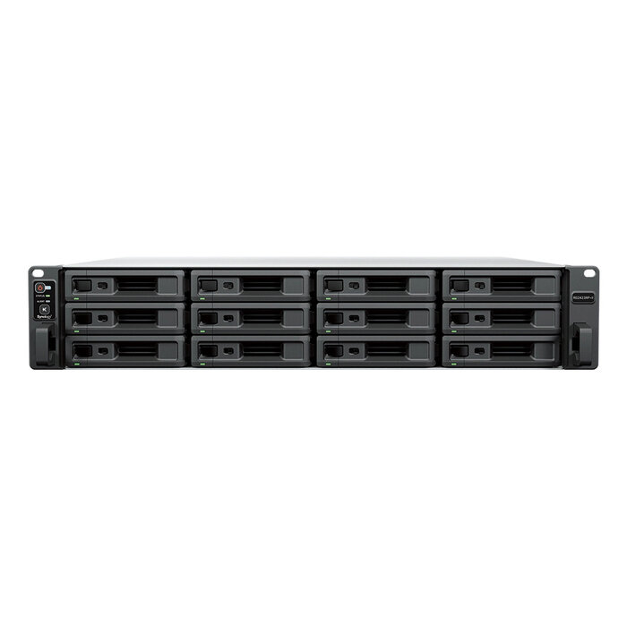 Synology Synology RackStation RS2423RP+II NAS Rack (2U) AMD Ryzen V1780B 8 GB DDR4 0 TB DiskStation Manager Zwart