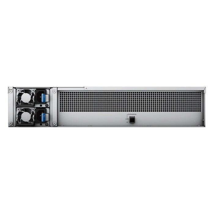Synology Synology RX1225RP disk array Rack (2U) Zwart, Zilver