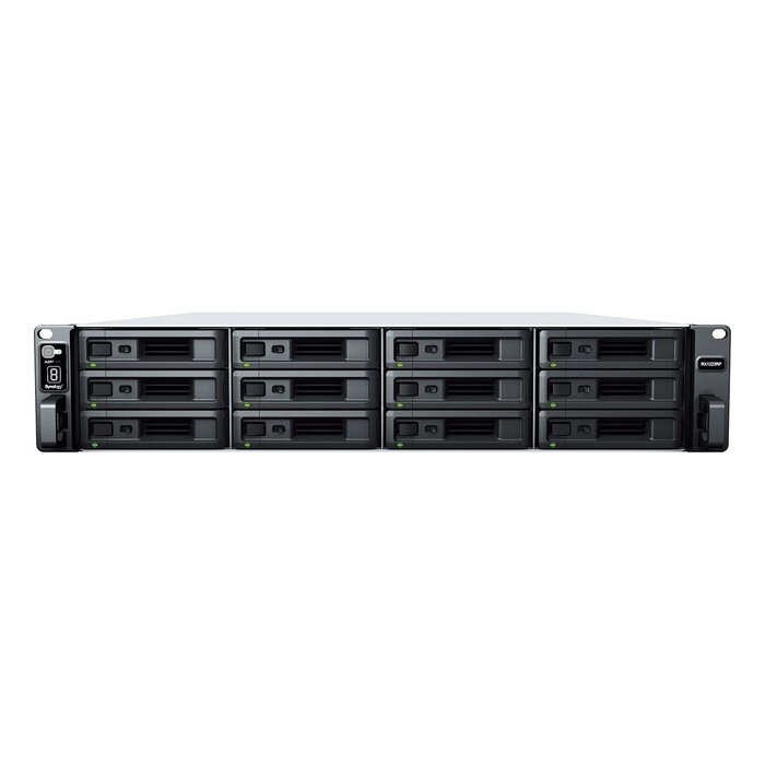 Synology Synology RX1225RP disk array Rack (2U) Zwart, Zilver