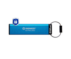 Kingston Kingston Technology IronKey 512GB USB-C Keypad 200C, FIPS 140-3 Lvl 3 AES-256