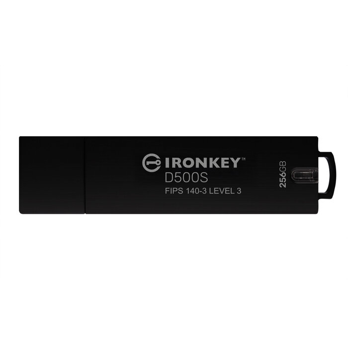 Kingston Kingston Technology IronKey 256GB D500S FIPS 140-3 niveau 3 AES-256