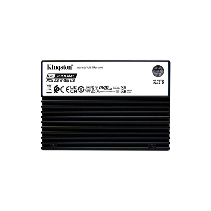 Kingston Kingston Technology 30,7TB DC3000ME U.2 PCIe 5.0 NVMe TCG Opal Enterprise SSD