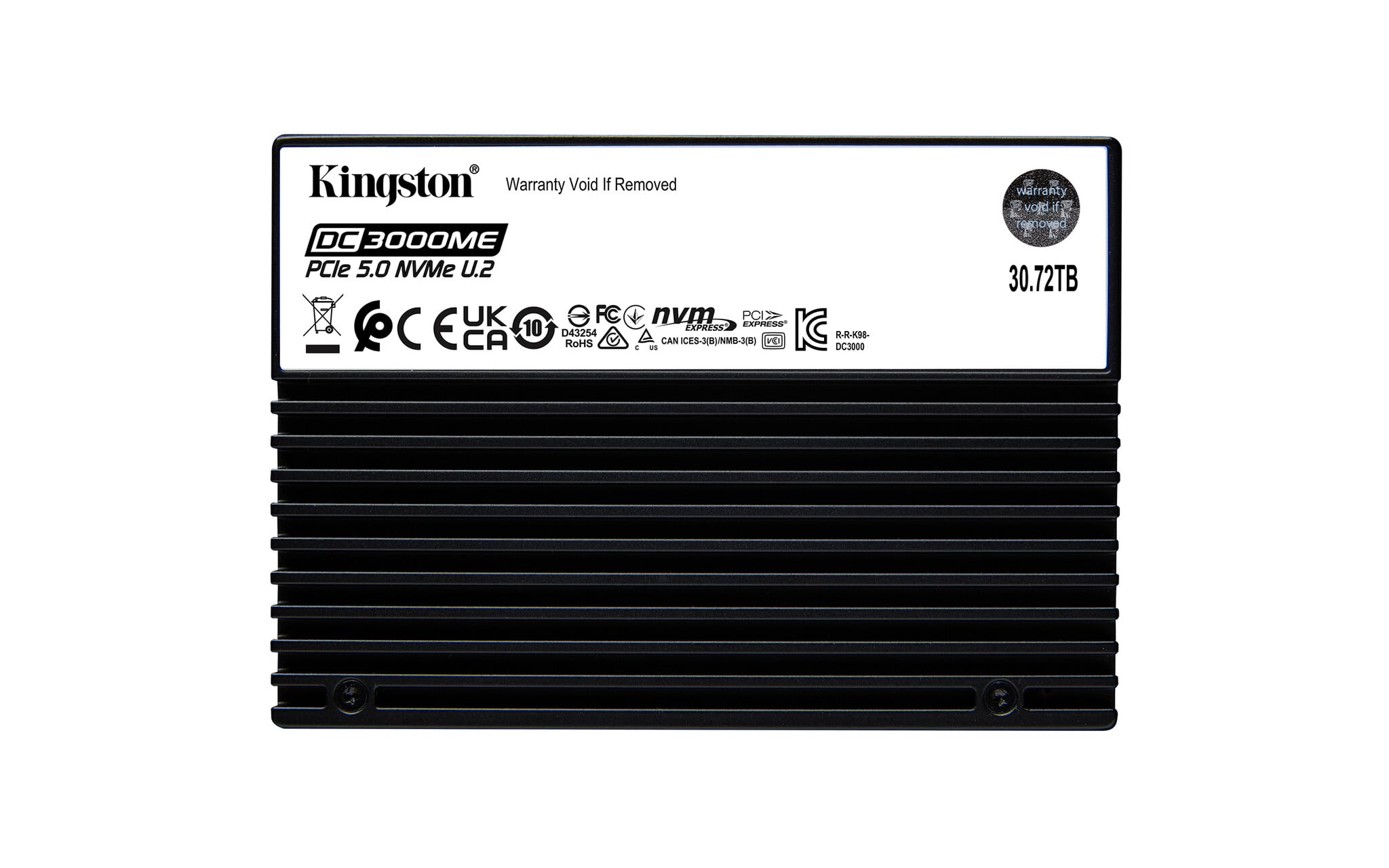 Kingston Kingston Technology 30,7TB DC3000ME U.2 PCIe 5.0 NVMe TCG Opal Enterprise SSD