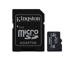 Kingston Kingston Technology 8GB microSDHC Industrial C10 A1 pSLC-kaart + SD-adapter