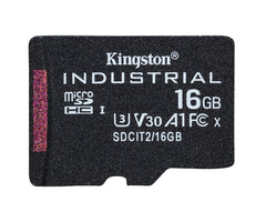 Kingston Kingston Technology 16GB microSDHC Industrial C10 A1 pSLC-kaart enkele verpakking zonder adapter