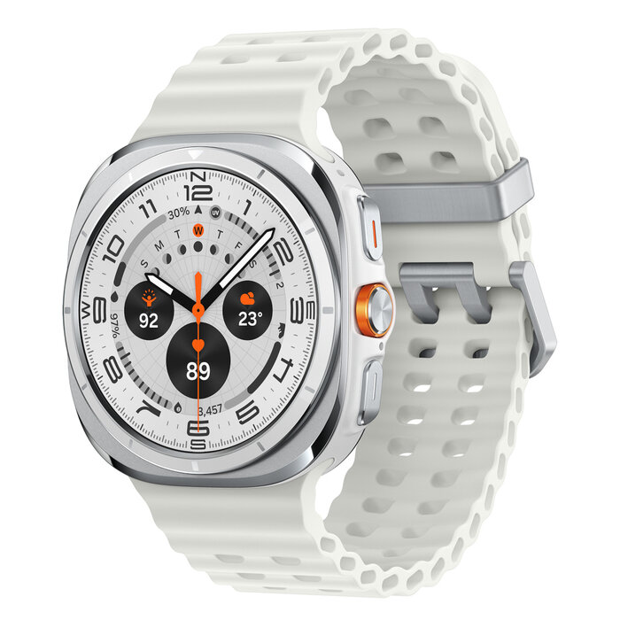 Samsung Samsung Galaxy Watch Ultra 3,81 cm (1.5") AMOLED 47 mm Digitaal 480 x 480 Pixels Touchscreen 4G Wit Wifi GPS