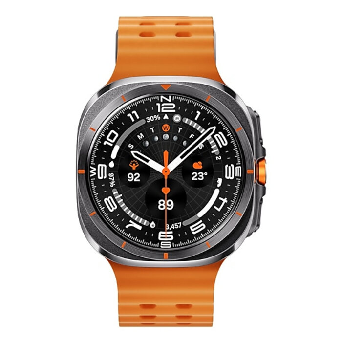 Samsung Samsung Galaxy Watch Ultra 3,81 cm (1.5") AMOLED 47 mm Digitaal 480 x 480 Pixels Touchscreen 4G Grijs, Titanium Wifi GPS