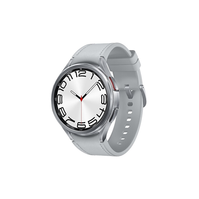 Samsung Samsung Galaxy Watch6 Classic Watch6 Classic 3,81 cm (1.5") OLED 47 mm Digitaal 480 x 480 Pixels Touchscreen Zilver Wifi GPS