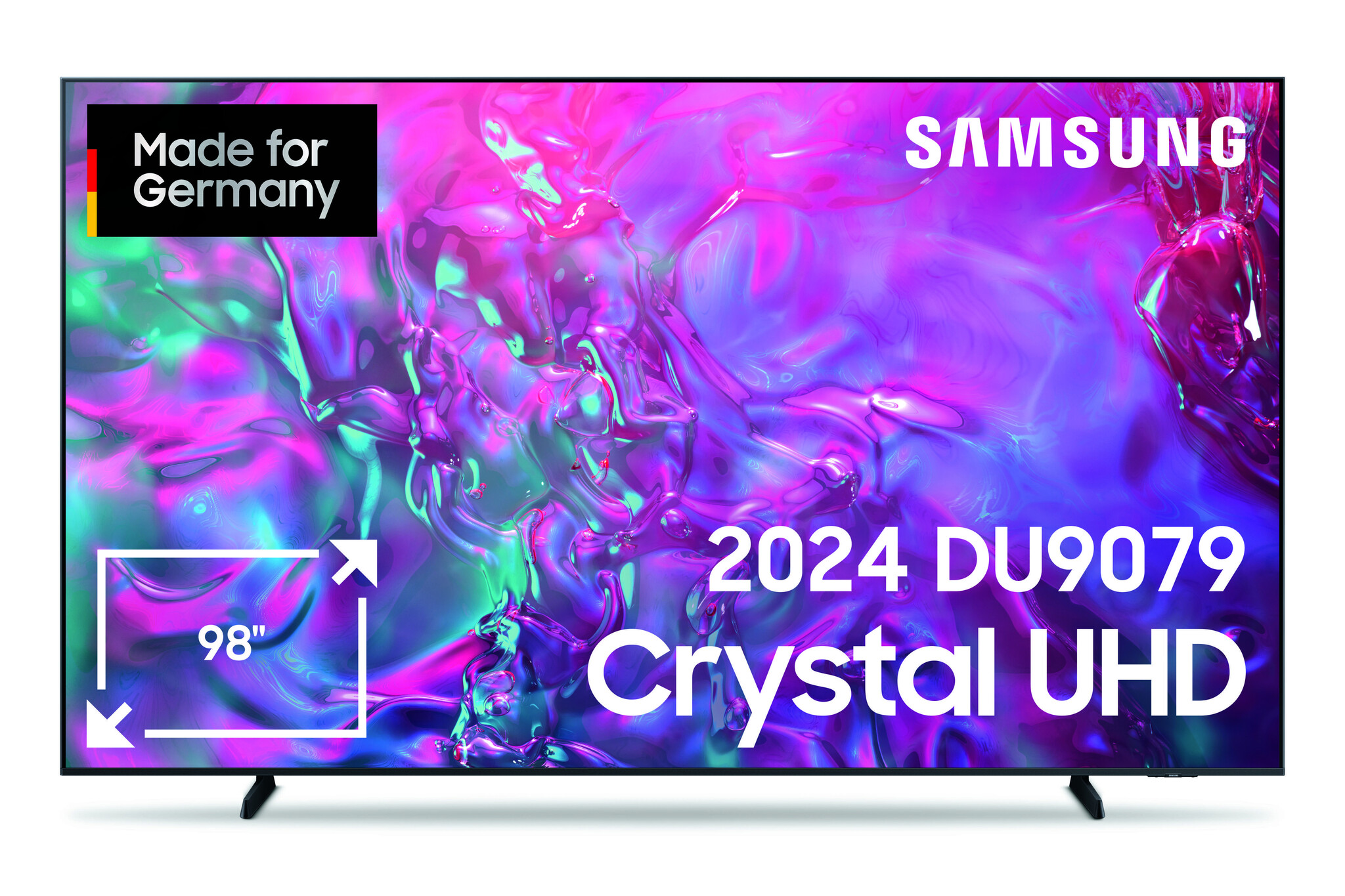 Samsung Samsung GU98DU9079U 2,49 m (98") 4K Ultra HD Smart TV Wifi Zwart