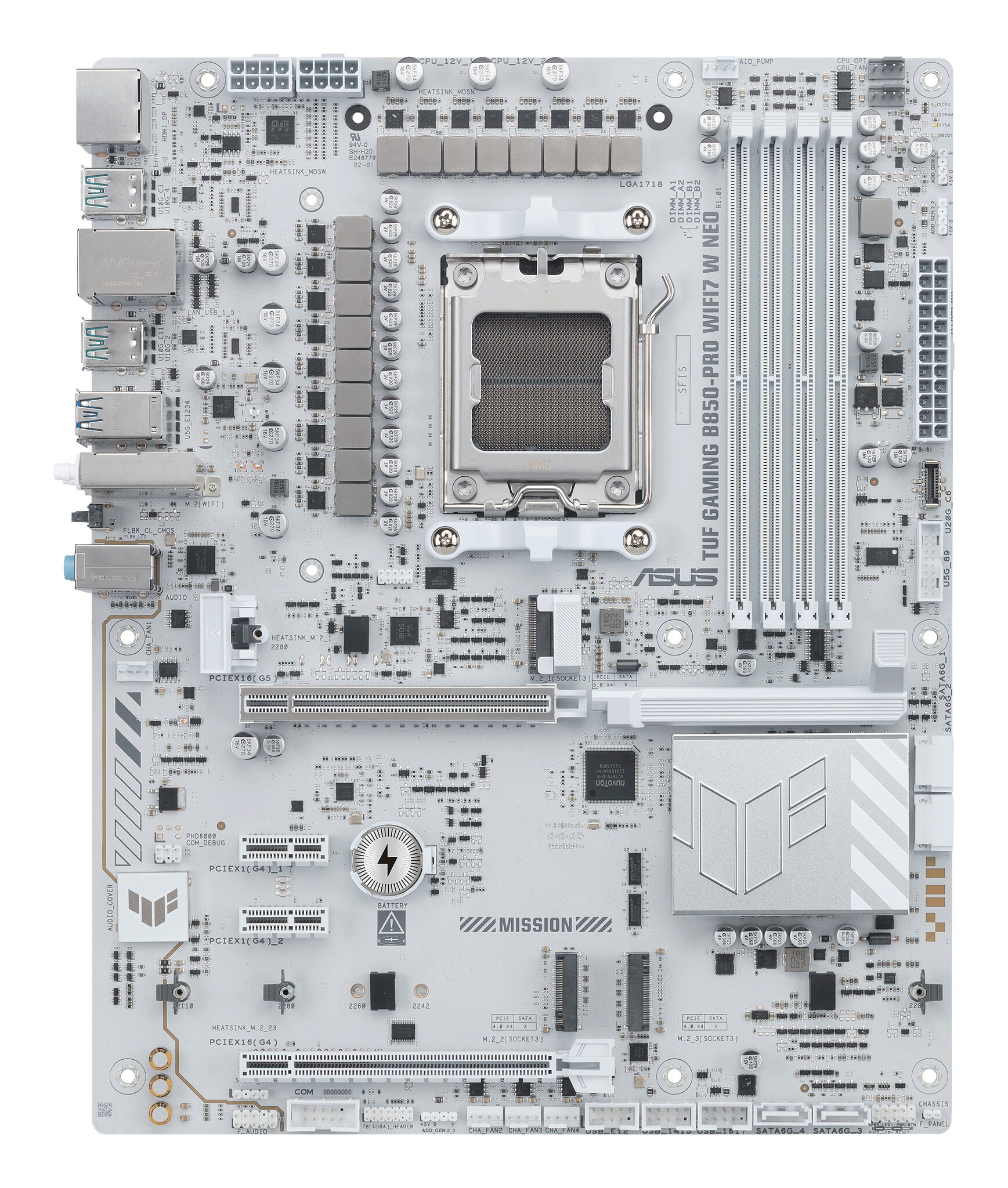 Asus ASUS TUF GAMING B850-PRO WIFI7 W NEO AMD B850 Socket AM5 ATX