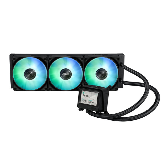 Asus ASUS MAX GAMING LC 360 ARGB LCD Processor Alles-in-één vloeistofkoeler 12 cm Zwart