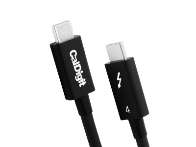 CalDigit CalDigit TB4-A20B-540 Thunderbolt-kabel 2 m 40 Gbit/s Zwart