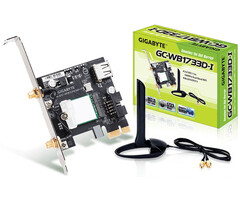 Gigabyte GIGABYTE GC-WB1733D-I netwerkkaart Intern WLAN / Bluetooth 1733 Mbit/s