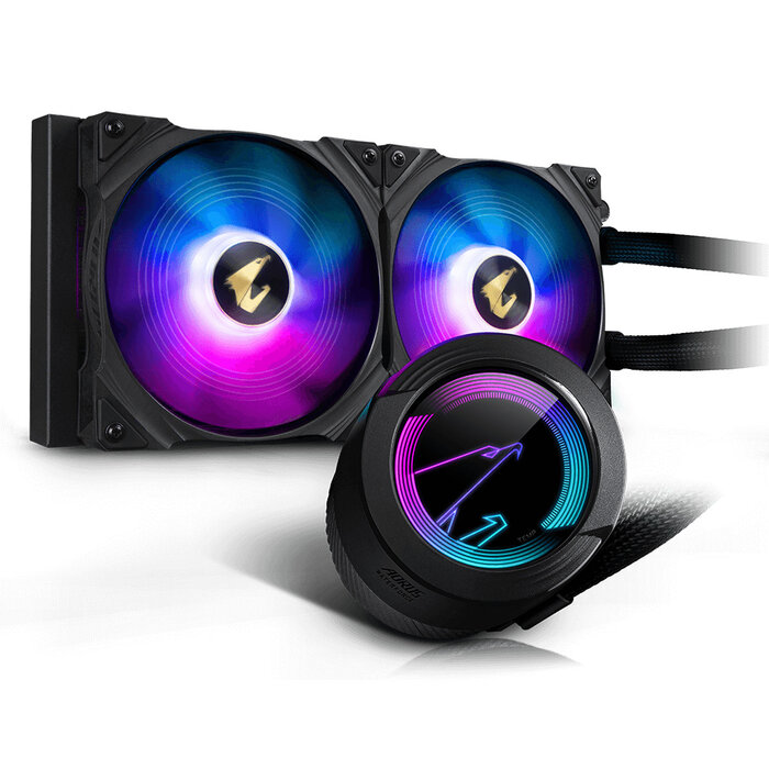 Gigabyte GIGABYTE AORUS WATERFORCE 280 Processor Alles-in-één vloeistofkoeler Zwart