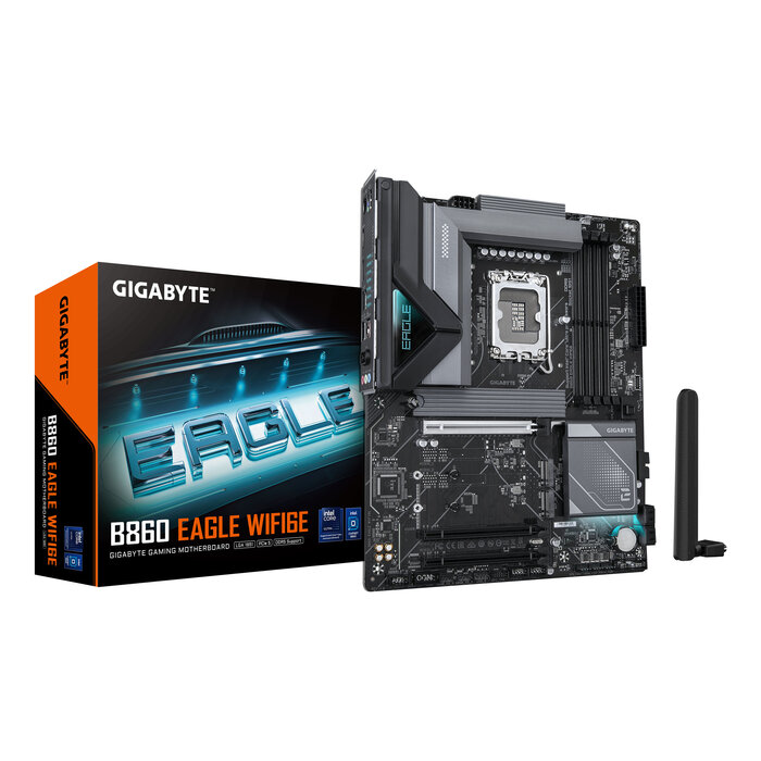 Gigabyte GIGABYTE B860 EAGLE WIFI6E moederbord Intel B860 LGA 1851 (Socket V1) ATX