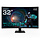 GIGABYTE GS32QCA computer monitor 80 cm (31.5") 2560 x 1440 Pixels Quad HD LED Zwart