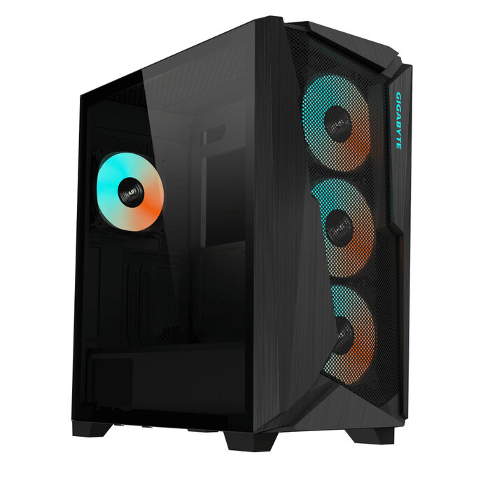 Gigabyte GIGABYTE C301 GLASS Midi Tower Zwart