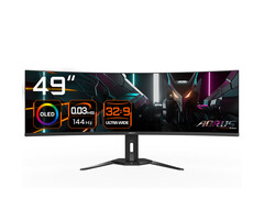 Gigabyte GIGABYTE AORUS CO49DQ computer monitor 124,5 cm (49") 5120 x 1440 Pixels Dual QHD OLED Zwart