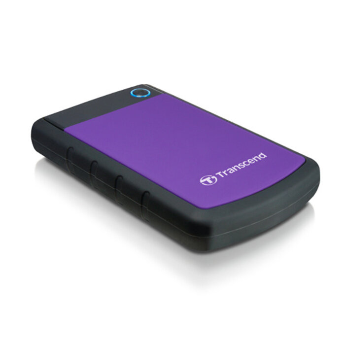 Transcend Transcend StoreJet 25H3P (USB 3.0), 2TB externe harde schijf 5400 RPM 2.5" Micro-USB B 3.2 Gen 1 (3.1 Gen 1) Zwart, Paars