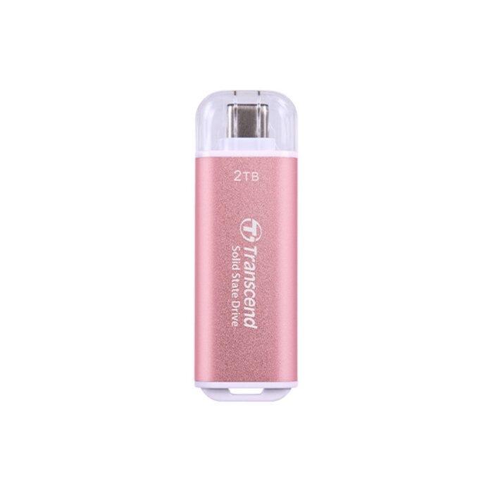 Transcend Transcend TS2TESD300P externe solide-state drive 2 TB USB Type-C Blauw