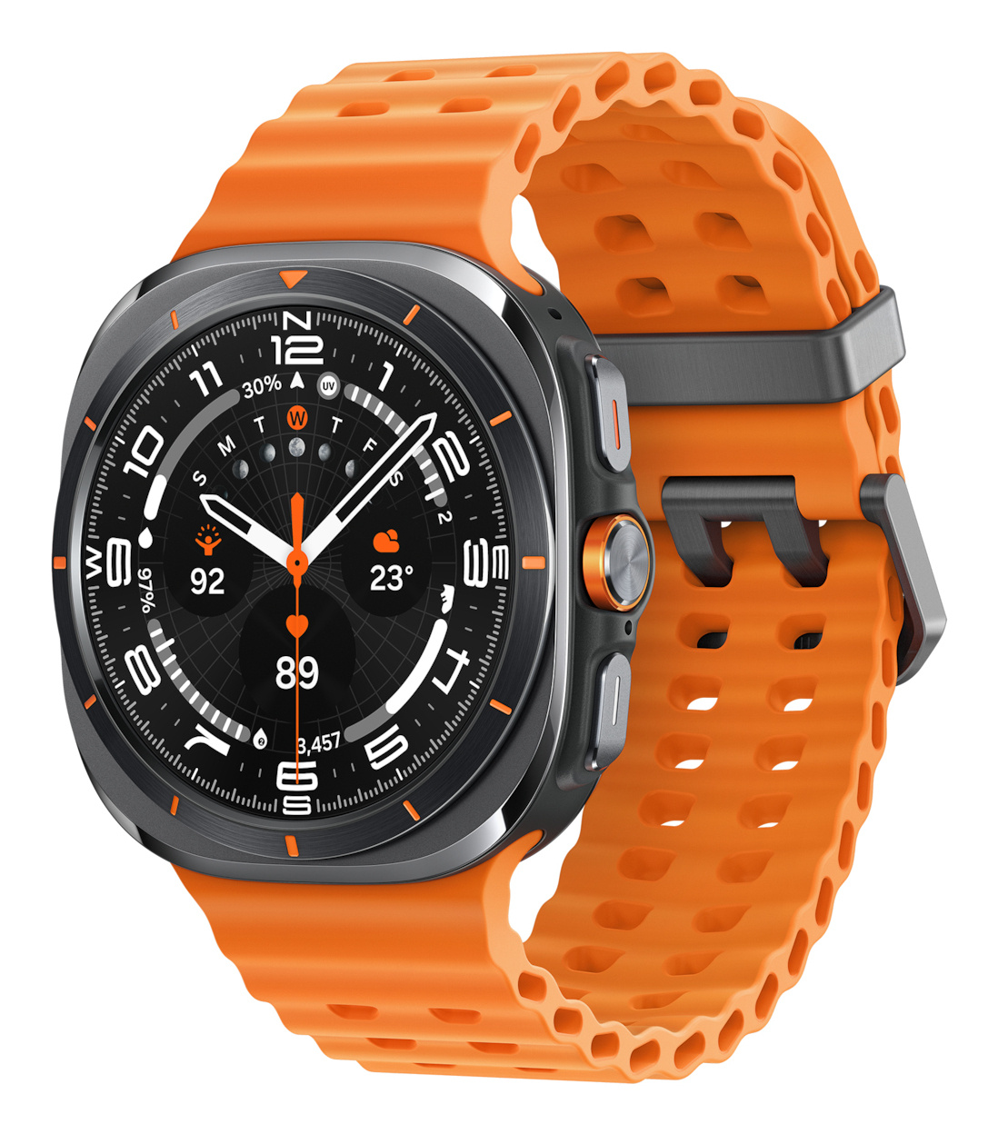 Samsung Samsung Galaxy Watch Ultra 3,81 cm (1.5") AMOLED 47 mm Digitaal 480 x 480 Pixels Touchscreen 4G Grijs Wifi GPS