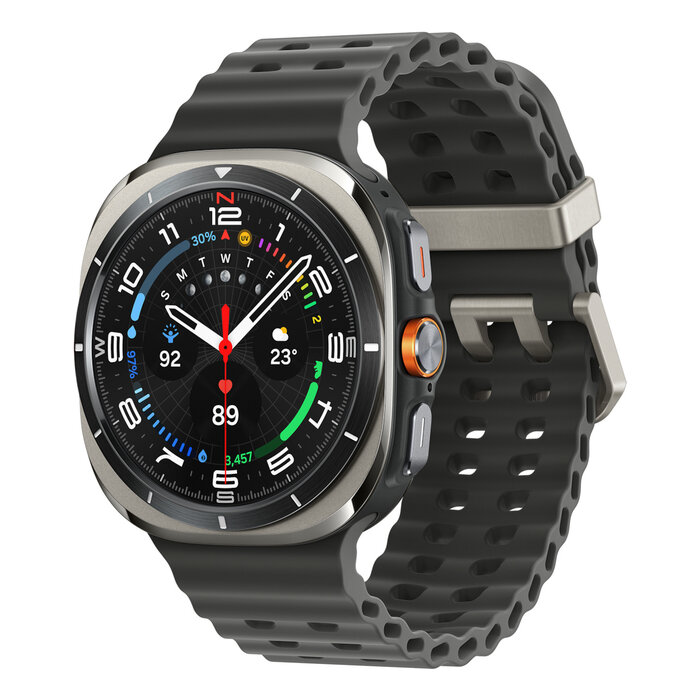Samsung Samsung Galaxy Watch Ultra 3,81 cm (1.5") AMOLED 47 mm Digitaal 480 x 480 Pixels Touchscreen 4G Zilver Wifi GPS