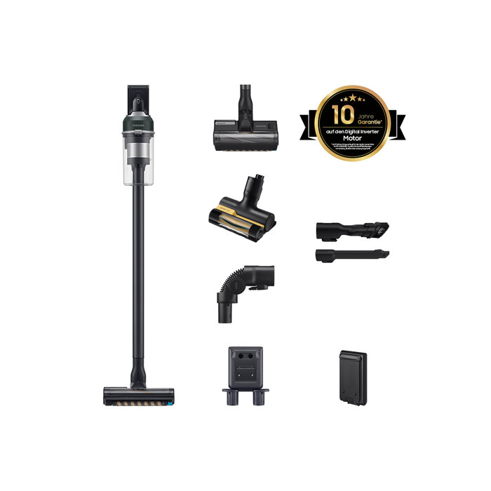 Samsung Samsung VS20C85G2TN 2-in-1-steelstofzuiger Batterij/Accu Droog Zakloos Chroom, Zwart 2200 Ah
