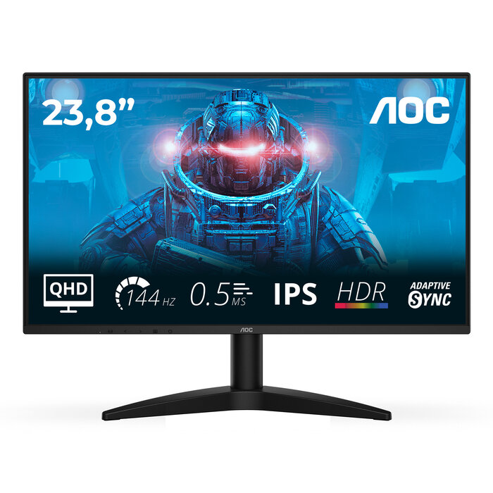 AOC AOC B3 Q24B36X computer monitor 60,5 cm (23.8") 2560 x 1440 Pixels Quad HD LED Zwart