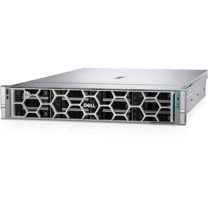 Dell DELL R570 server 1,92 TB Rack (2U) Intel Xeon 6 6517P 3,2 GHz 32 GB DDR5-SDRAM 1100 W