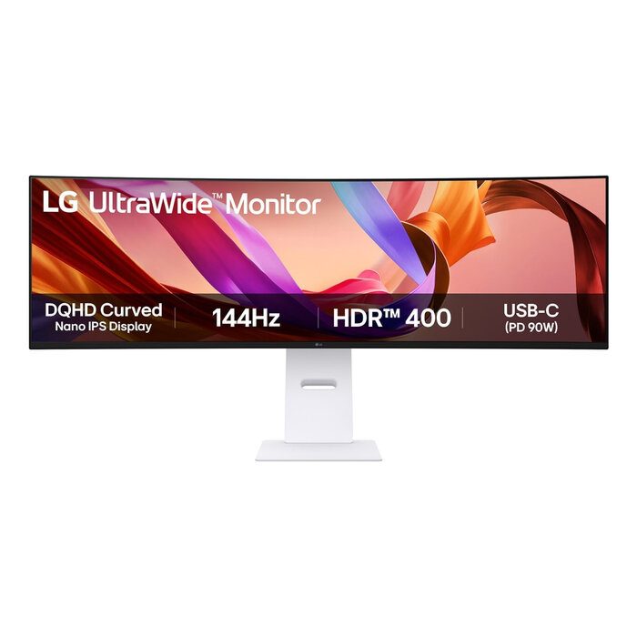 LG LG 49U950A-W computer monitor 124,5 cm (49") 5120 x 1440 Pixels Dual QHD LED Zwart, Wit