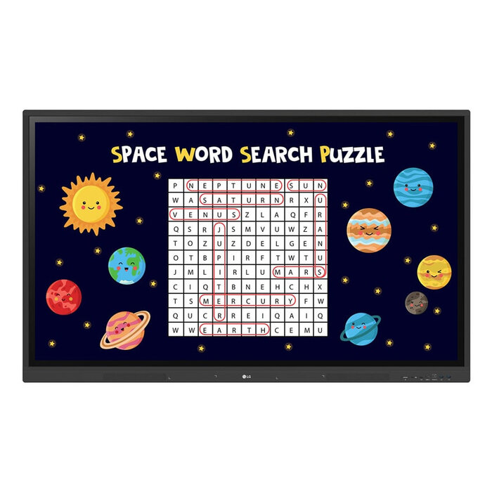 LG LG 86TR3DK-B interactief whiteboard 2,18 m (86") 3840 x 2160 Pixels Touchscreen Zwart