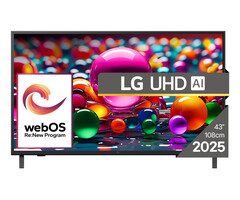 LG LG 43UA74003LB tv 109,2 cm (43") 4K Ultra HD Smart TV Wifi Zwart