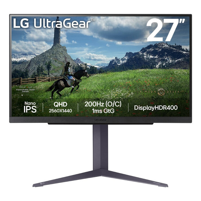 LG LG 27GS85QX-B computer monitor 68,6 cm (27") 2560 x 1440 Pixels Quad HD LCD Zwart