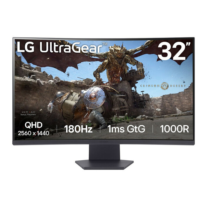 LG LG 32GS60QC-B computer monitor 80 cm (31.5") 2560 x 1440 Pixels Quad HD LCD Zwart