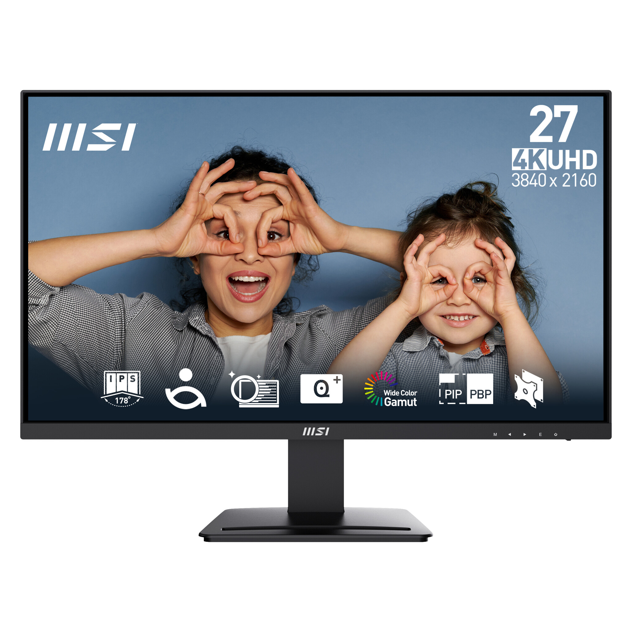 MSI MSI Pro MP273UDE computer monitor 68,6 cm (27") 3840 x 2160 Pixels 4K Ultra HD Zwart
