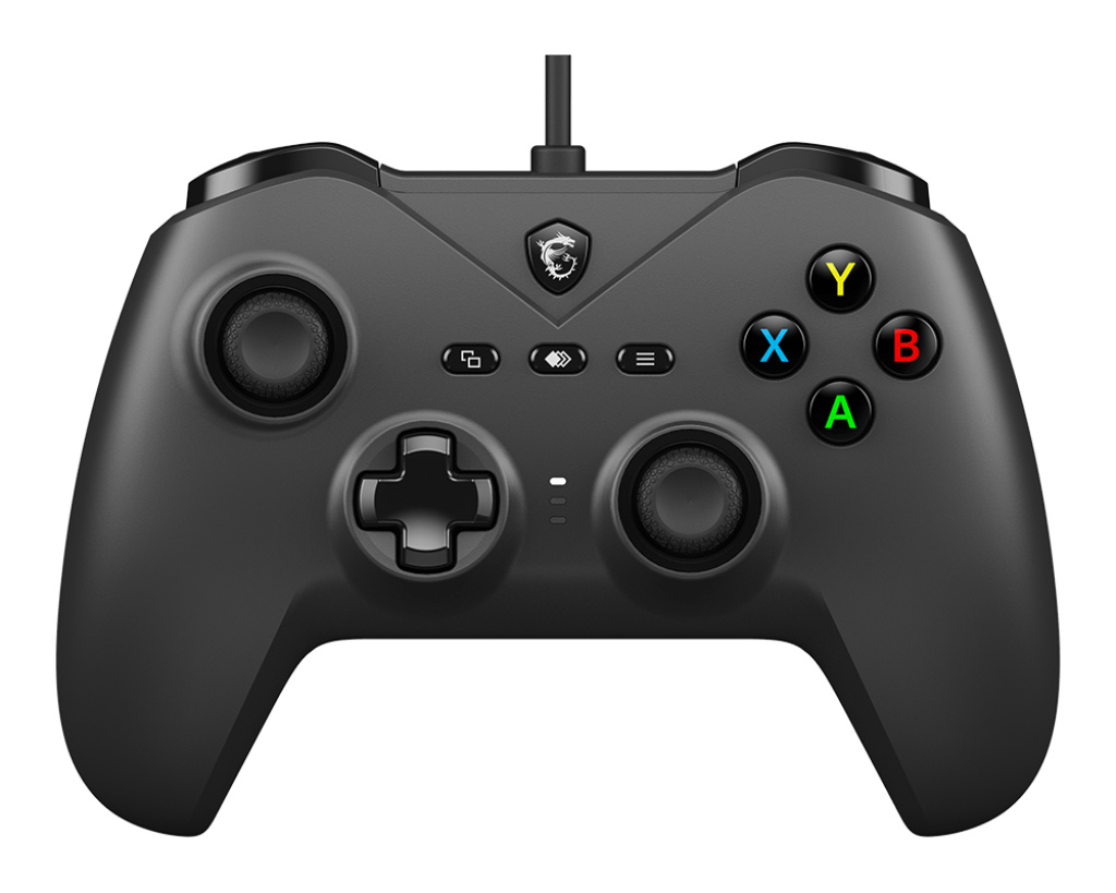 MSI MSI FORCE GC200 game controller Zwart USB Gamepad Analoog/digitaal Android, PC